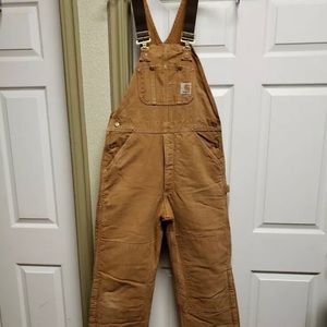 Carhartt Insulated Overalls size 32x31